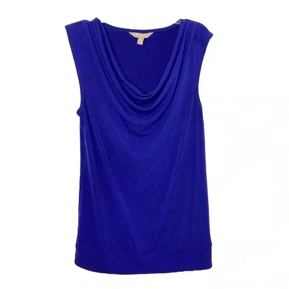 Banana Republic Blue Draped Blouse - Picture 1 of 6